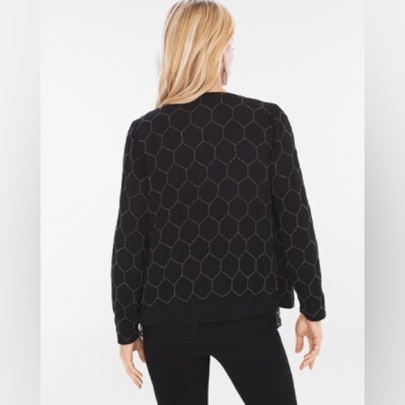 CHICO’S | Beaded Bomber Jacket - Picture 2 of 10